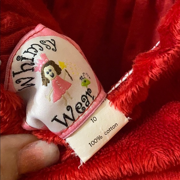 Girls comfy red dress size 10 - Picture 3 of 3